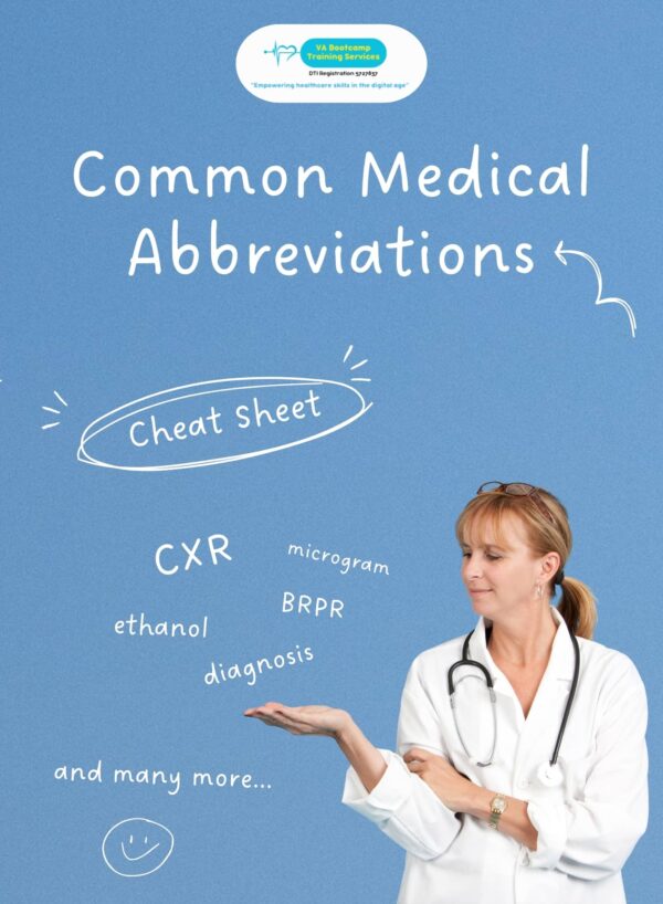 Common Medical Abbreviation Cheatsheet